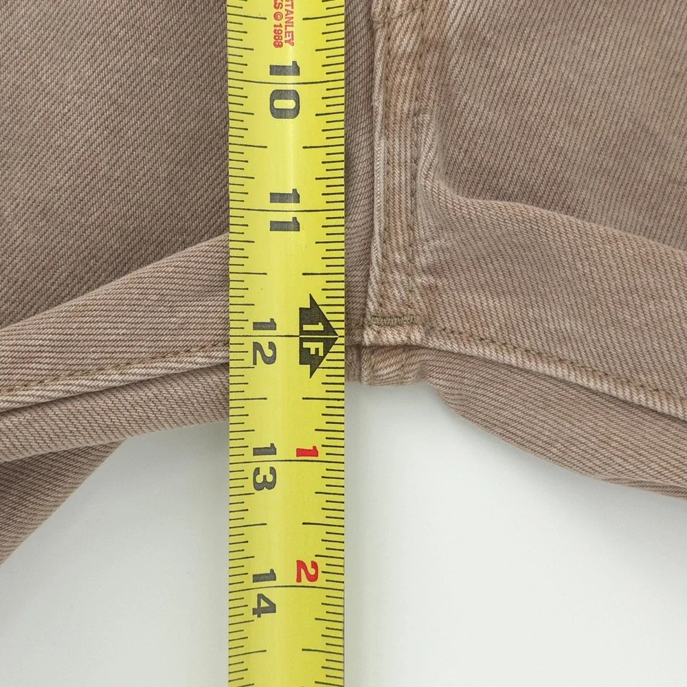 Levi's Mens Jeans 501 Original 36x32 Tan Brown Straight Leg Denim Classic Fit